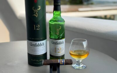 Cata de puro Don Chicho formato Ponderado Caramelo & Glenfiddich 12 Años